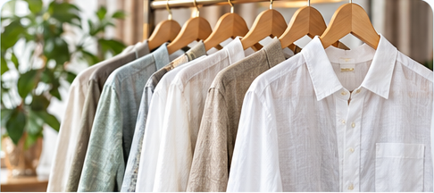 Premium linen garments